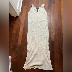 Lauren Ralph Lauren Cream Maxi Dress